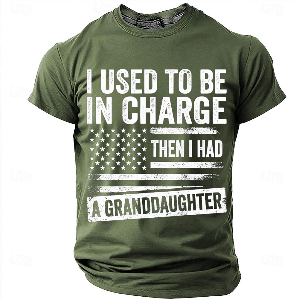 Men's I Used To Be In Charge Then I Had A Granddaughter T-Shirt, Funny Grandpa Gift Tee 2026 - $18.99 –P7