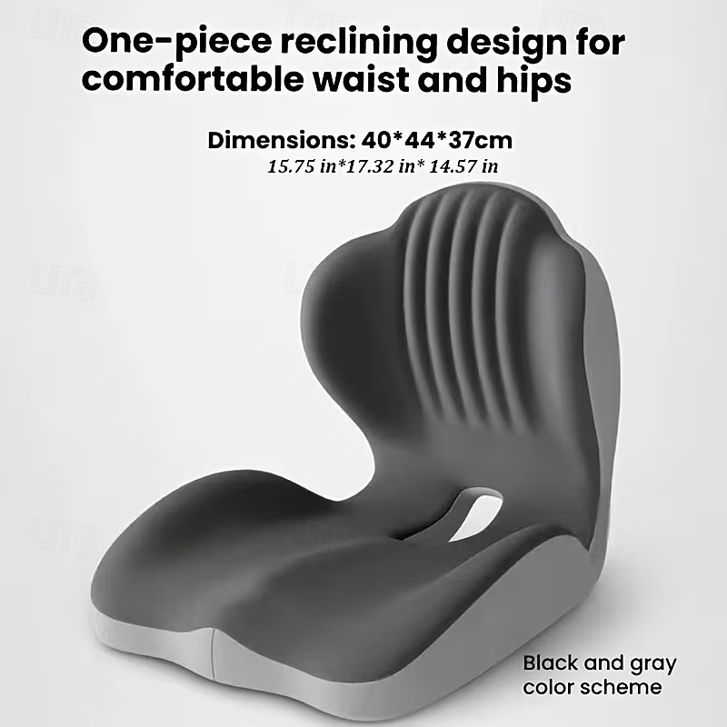 Cuscino ergonomico in memory foam con supporto lombare e per la schiena, ideale per sedia da ufficio, sgabello e sedile auto. Allevia il mal di schiena, riduce la pressione ed è il regalo perfetto per del 2026 a $35.99 –P6