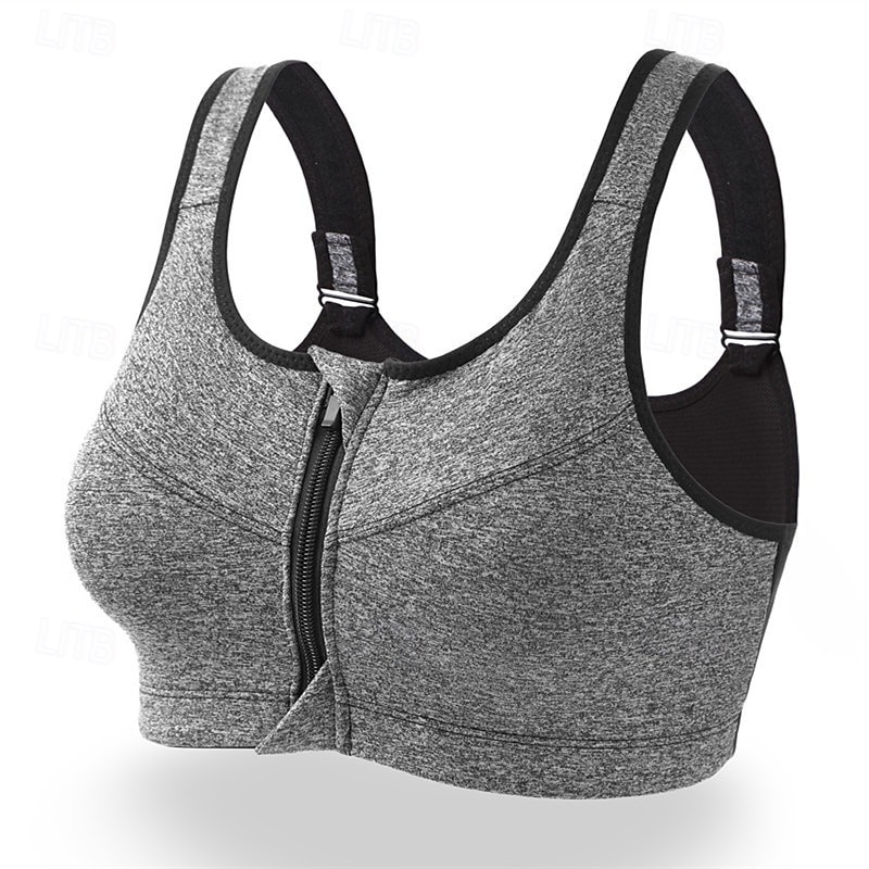 Per donna Reggiseno da yoga Reggiseno Pilates Reggiseno sportivo Intimo / Maglia Intima Sostegno e protezioni Senza cuciture Anti-vibrazione Rete Senza fili Tinta unica Sport Abbigliamento sportivo del 2026 a $14.49 –P8
