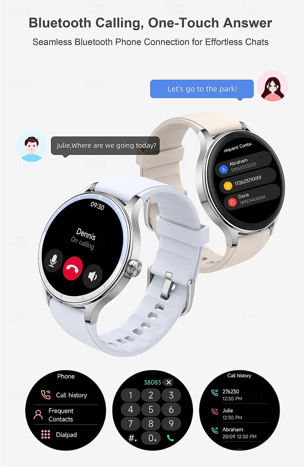 Smart Watch for Women, 1.27" Round Display Elegant Smartwatch with AI Voice Assistant, SpO2 Heart Rate Sleep Monitor, 100+ Watch Faces, Fashion Fitness Tracker for Android iOS 2026 - $64.99 –P6