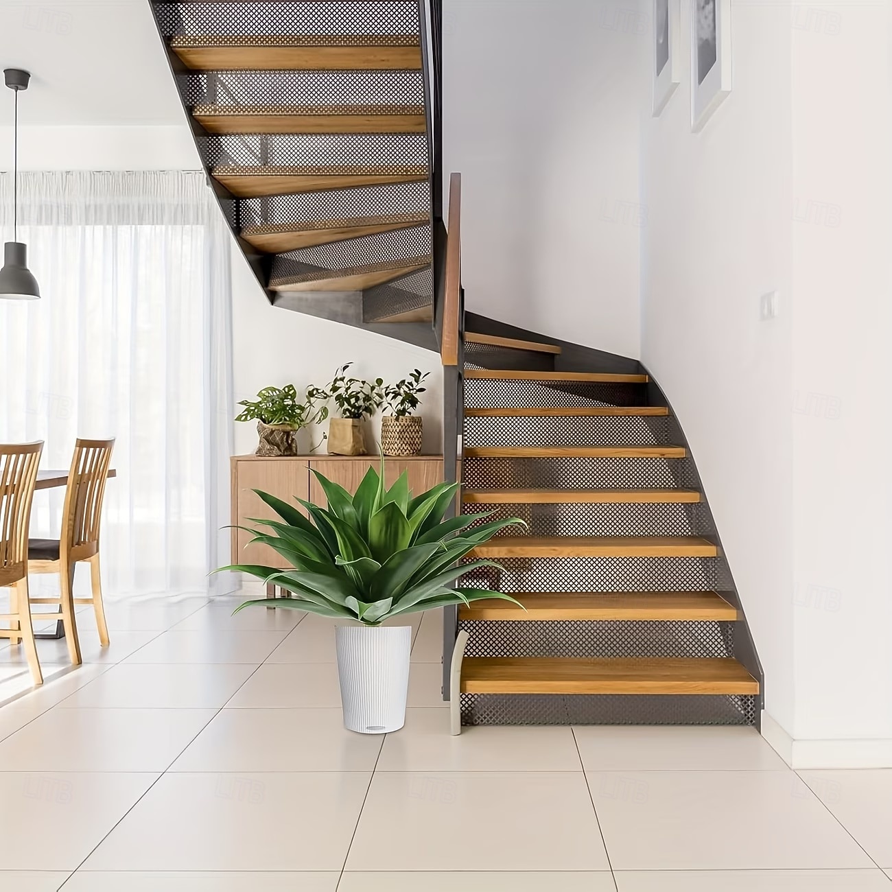 2 plantas artificiais de agave grandes com 18 folhas cada, folhagem tropical artificial realista para decoração de interiores e exteriores, perfeitas para casa, escritório, jardim, varanda e para de 2026 por $32.99 –P5