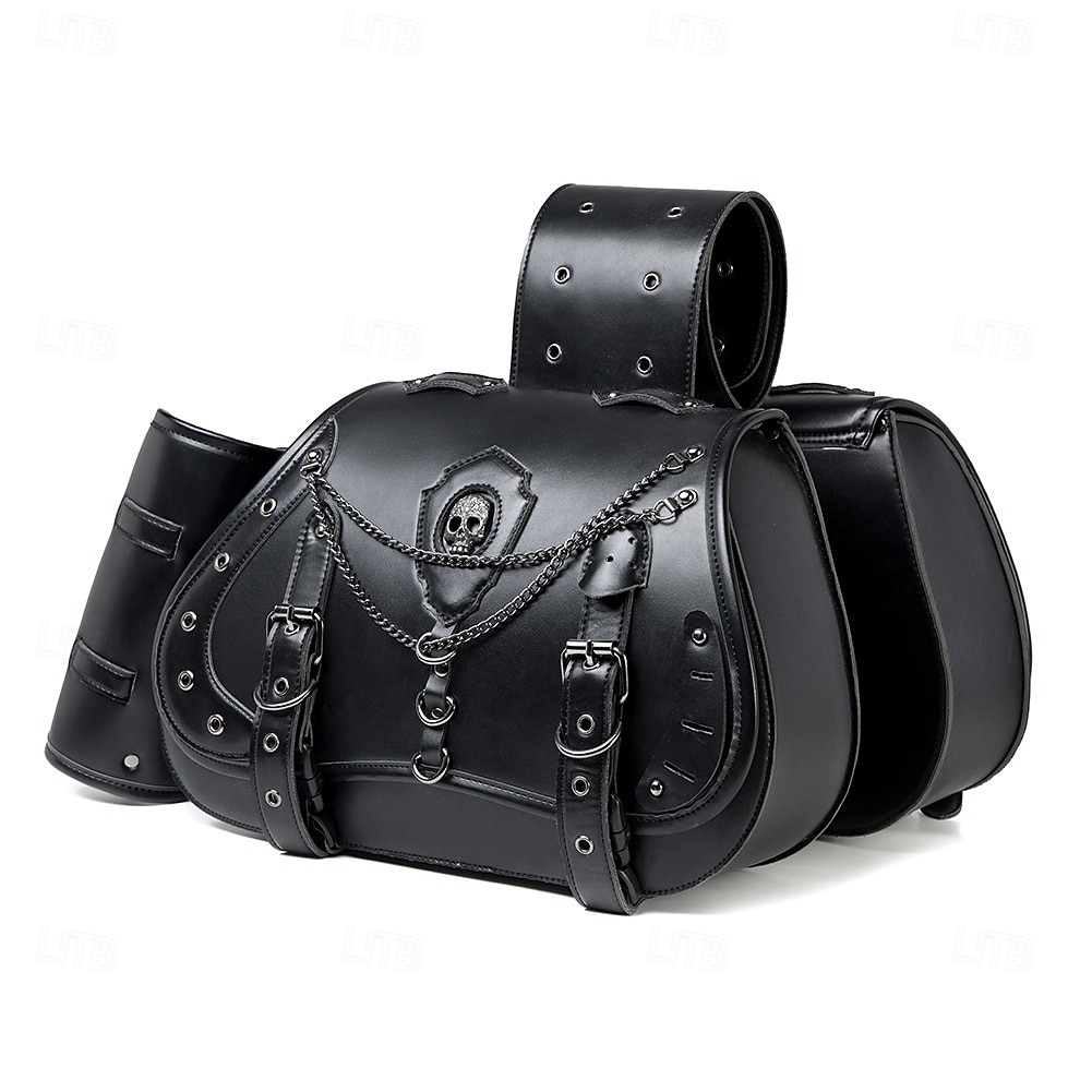 Western Retro Vintage Punk & Gothic Saddlebags Motorcycle Bag Side Bags Riders Skull Western Revival Fancy Dress Unisex Halloween Carnival Saddlebags 2026 - $154.99 –P5