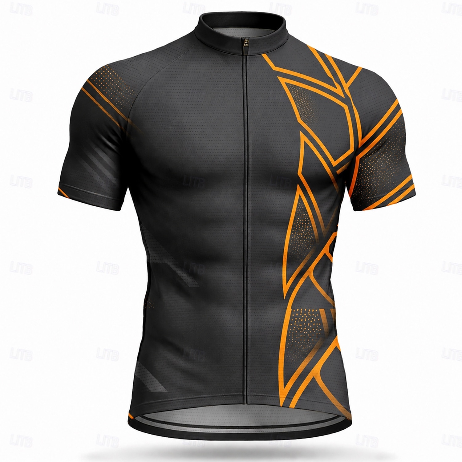 Da uomo Maglia da Ciclismo Geometrico Manica Corta Bicicletta Maglia Top con 3 tasche posteriori Resistente ai Raggi UV Asciugatura Rapida Con tasche Cerniera Frontale Gli sport Blu Rosso Verde del 2026 a $28.99 –P7