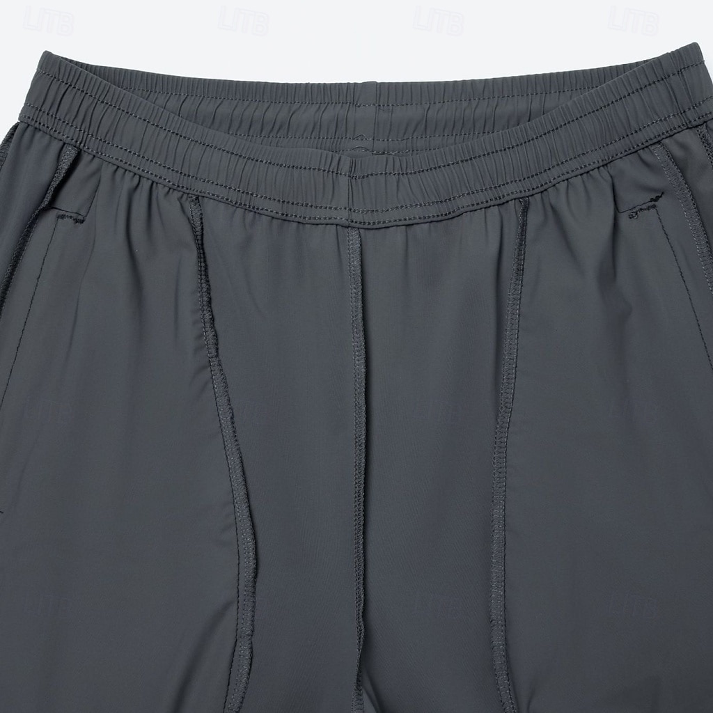 Pánské Běžci Kalhoty Kalhoty pro volný čas Outdoorové kalhoty Šňůrky Kapsy Elastický pas Pevná barva Rychleschnoucí Lehká váha Délka kolen Denní Venkovní Dovolená prázdniny stylové Khaki Černá Lehce 2026 - $21.99 –P18