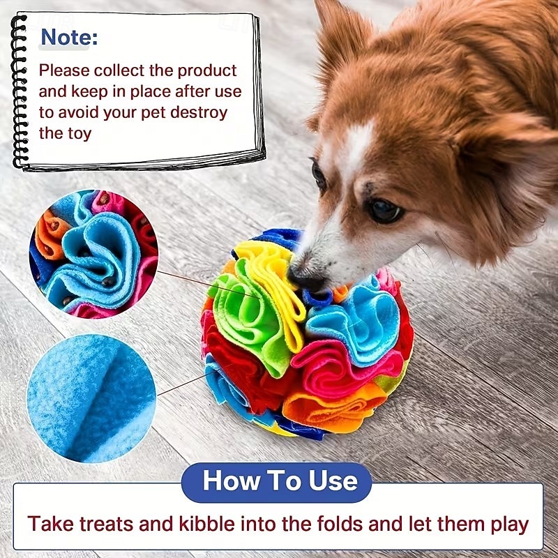 Interactive Dog Toys Snuffle Ball for Dogs Encourage Natural Foraging Skills, Snuffle Ball Dog Puzzle Toys Treat Ball for Large 2026 - $25.99 –P7