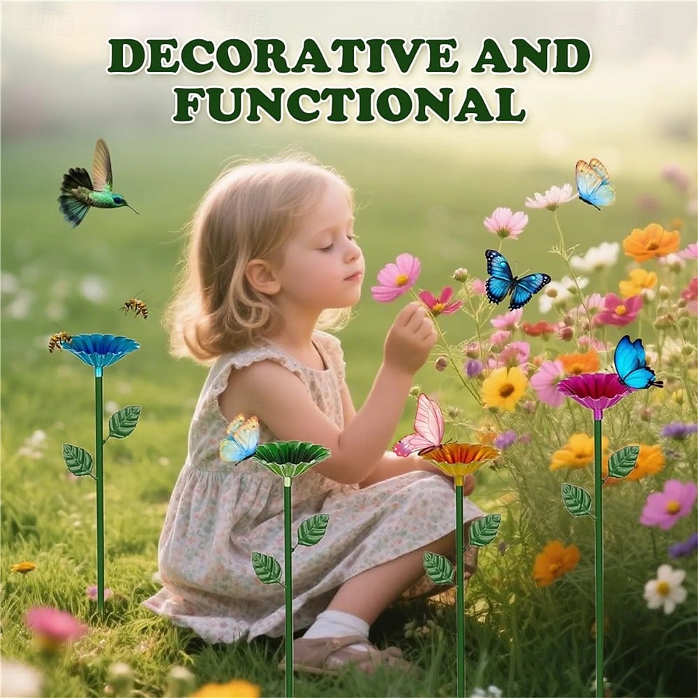 Outdoor Bee Watering Station Metal Bee Water Feeder Multi-function Butterfly Bath Bowl Standing Bee Feeder For Garden Yard Decor 2026 - $11.99 –P6