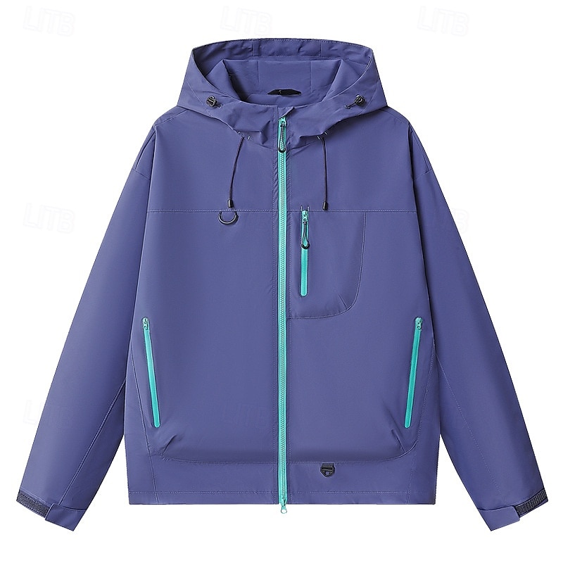 Homens Jaqueta Corta-Vento Jaqueta Softshell Jaqueta de Trilha Ao ar livre Prova-de-Água A Prova de Vento Secagem Rápida Respirável Roupas de caminhada Roupas de caminhada Verão Primavera Jaqueta de 2026 por $34.99 –P4