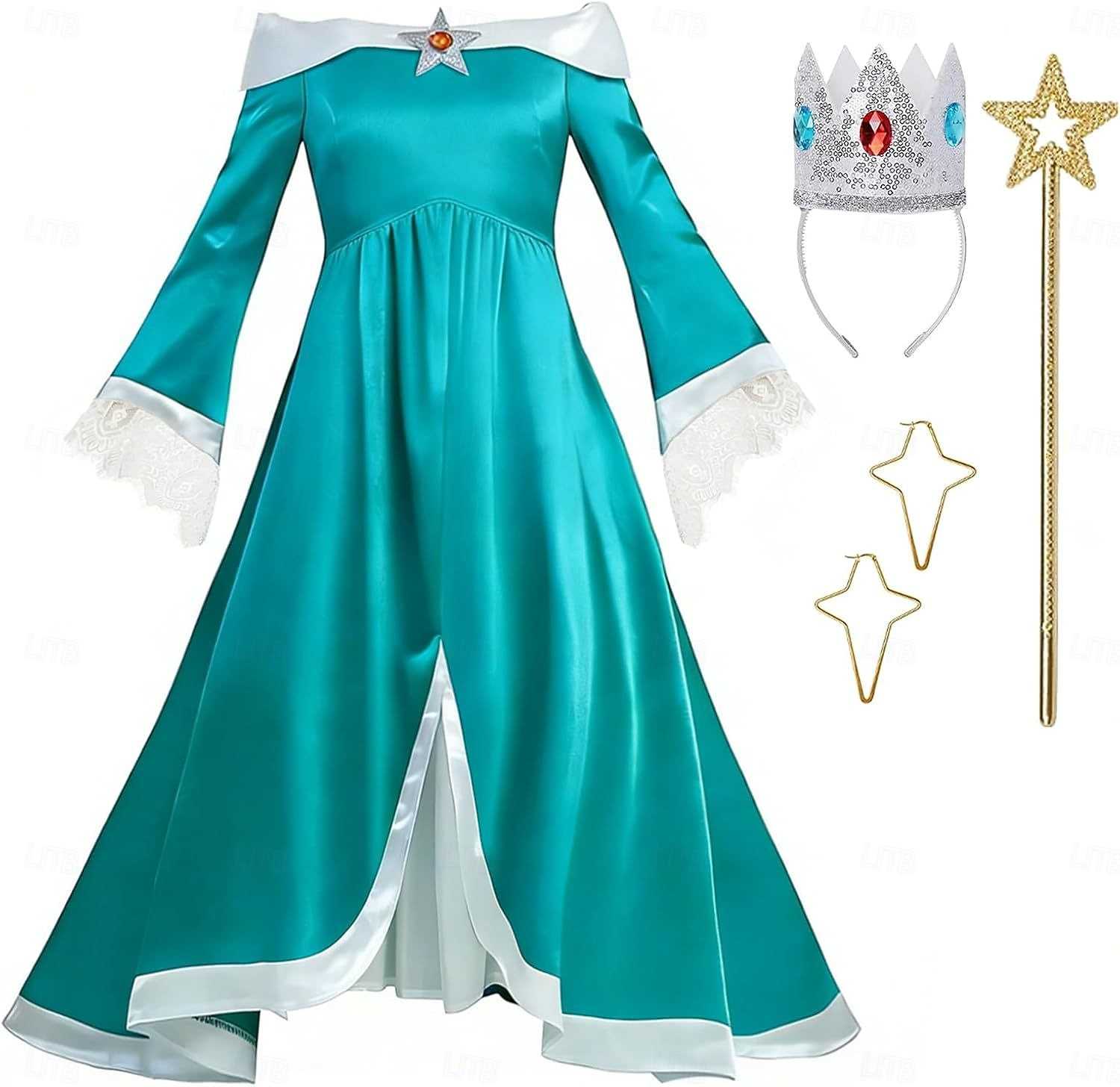 Loodgieter videospel Galaxyprinses Sterrenprinses Jurken Fancy kostuum Voor meisjes Kinderen Halloween Carnaval Feest Strip Con 2026 - $42.99 –P2