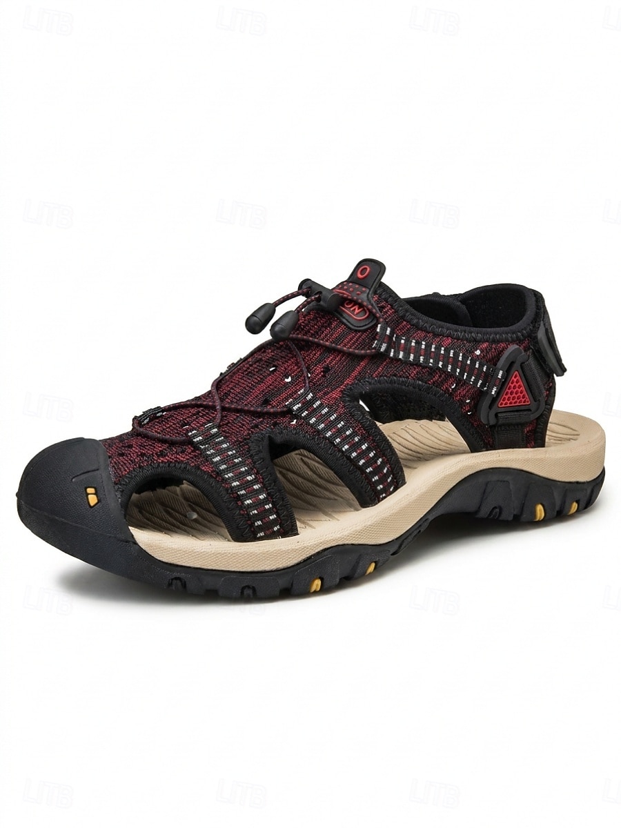 Sandalias de exterior para hombre con puntera cerrada, transpirables, estilo deportivo, para pescadores, ligeras y cómodas, ideales para actividades al aire libre, como resorts, viajes, senderismo informal y vacaciones de verano. 2026 - $42.99 –P3