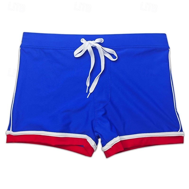 Men's Swim Shorts Swim Trunks Solid Colored Drawstring Boyleg Quick Dry Stretchy Breathable Swimwear Bottoms Surfing Water Sports Swimming Summer 2026 - $24.99 –P4