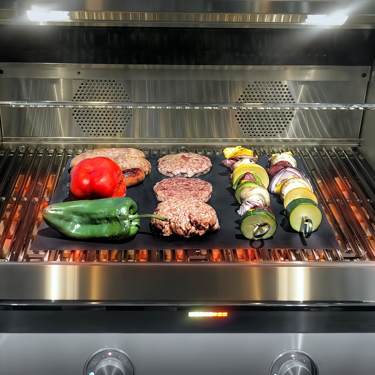 Set of 5 High-Temperature Resistant Non-Stick BBQ Mats, Oven and Microwave Mats, Outdoor Picnic and Barbecue Non-Stick Grilling Mats 2026 - $19.99 –P3