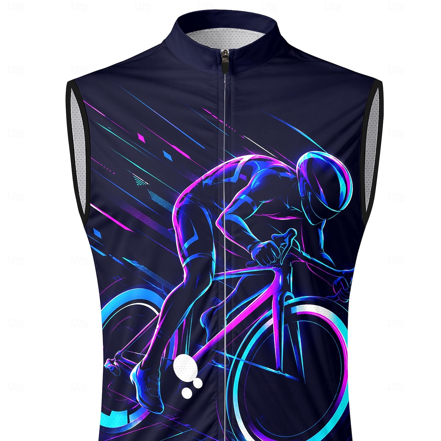 Hombre Chaleco de Ciclismo Maillot de Ciclismo Bicicleta Sin Mangas Bicicleta Chalecos Maillot Camiseta con 3 bolsillos traseros Secado rápido Bolsillo trasero Dispersor de humedad Transpirable 2026 - $30.99 –P3
