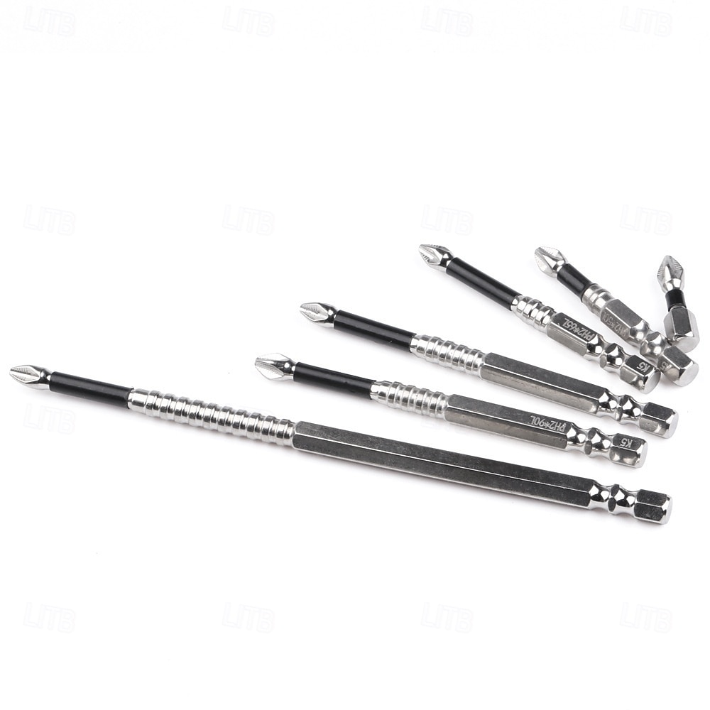 15pcs K5 Anti-Slip Shock-Resistant Threaded Drill Bit Set, Suitable for Electric Screwdrivers, High Hardness, Anti-Slip, Shockproof Magnetic Drill Bits, Compatible with Electric and Manual Drills 2026 - $13.99 –P7