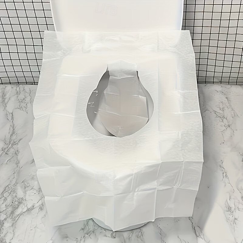 50 protège-sièges de toilettes jetables, papier toilette portable pour les voyages, papier pour siège de toilette de 2026 ? $13.49 –P2