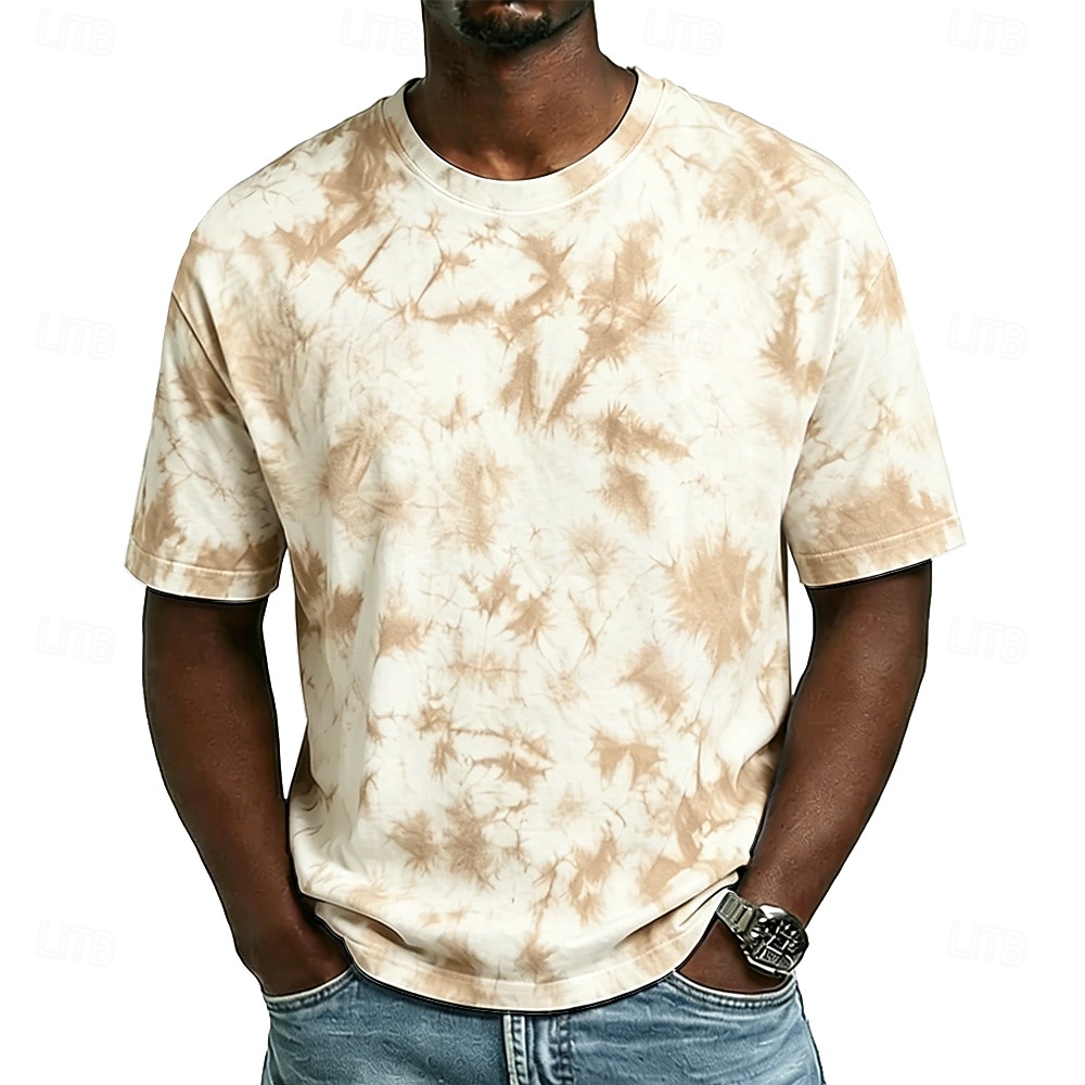 Homme Teinture par nouage T-shirt Manche Courte T-shirt Col ras du cou Chemise Vacances Quotidien Salle de sport Rue Bleu Jaune Rose Claire Printemps & Été Vêtement Tenue S M L XL 2XL 3XL de 2026 ? $27.99 –P4