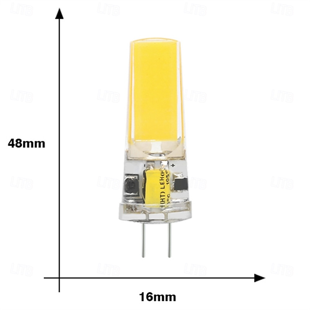 10 buc lampă LED G4 COB fără flash bec LED AC/DC 12V lampă LED spotlight candelabru iluminat înlocuiește halogen 2026 - $34.99 –P4