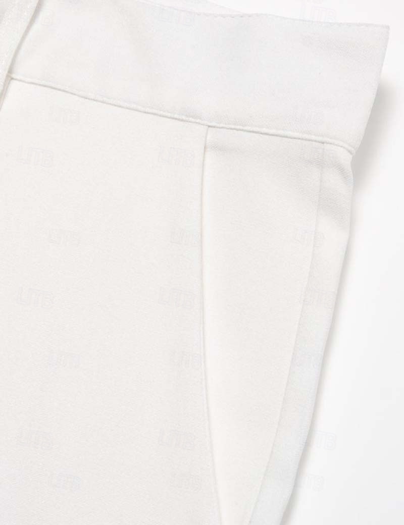 Men's Trousers Dress Pants Bell Bottom Flared Pants Suit Pants Pocket Elastic Waist Plain Comfort Soft Full Length Daily Outdoor Going out Fashion Casual White Khaki Micro-elastic 2026 - $29.99 –P5