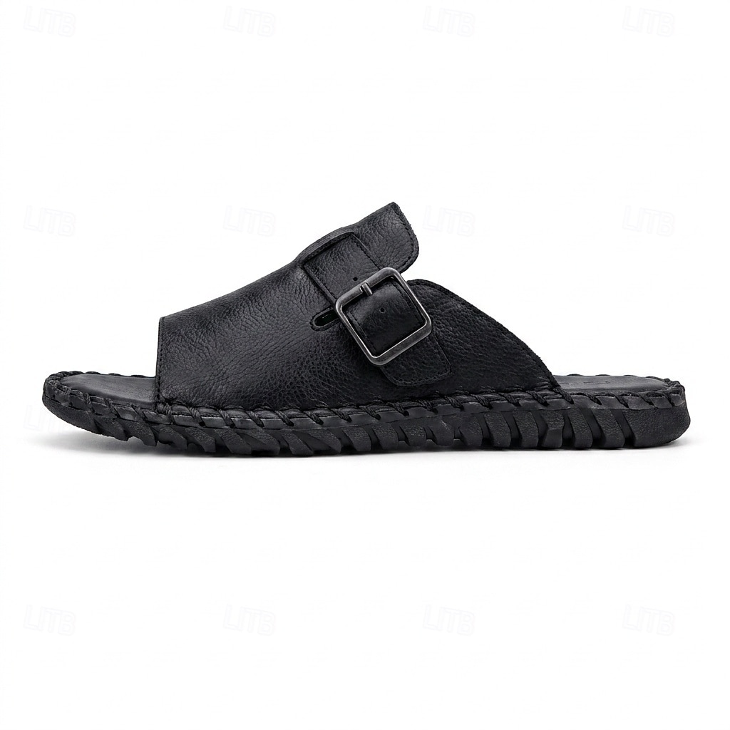 Men's Brown Fisherman Slide Sandals – Breathable Open-Toe Comfort Sandals, Lightweight Summer Footwear for Beach Vacations, Cruises, Travel and Everyday Leisure 2026 - $42.99 –P10