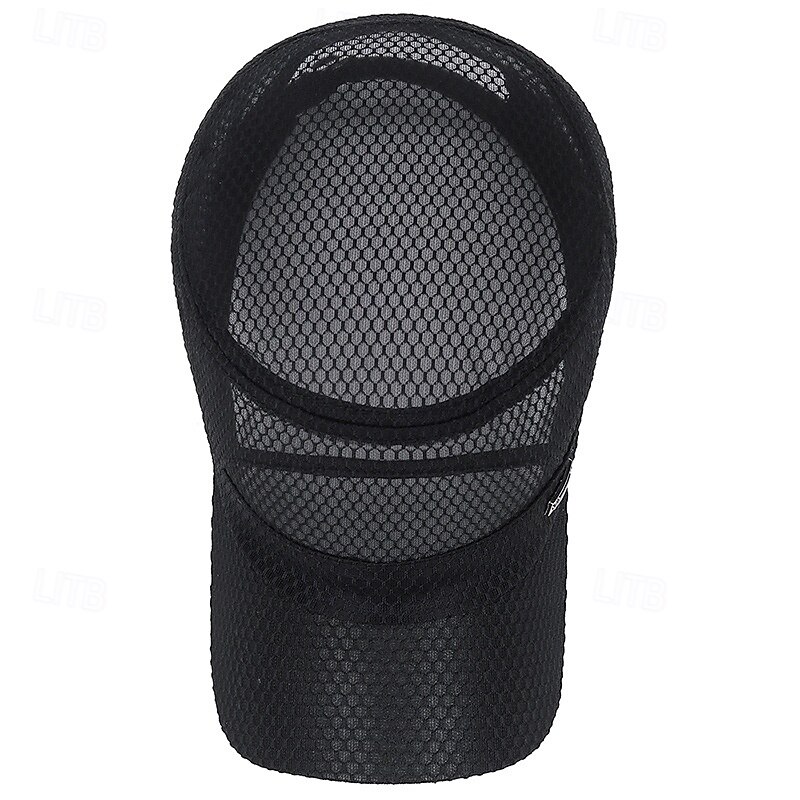 Baseballkappe mit flachem Schirm für Herren, verstellbarer, stylischer Sommerhut mit Sonnenschutz, Freizeitaccessoire für Outdoor-Sportarten wie Angeln und mehr, Accessoires für Erwachsene 2026 - $9.99 –P4