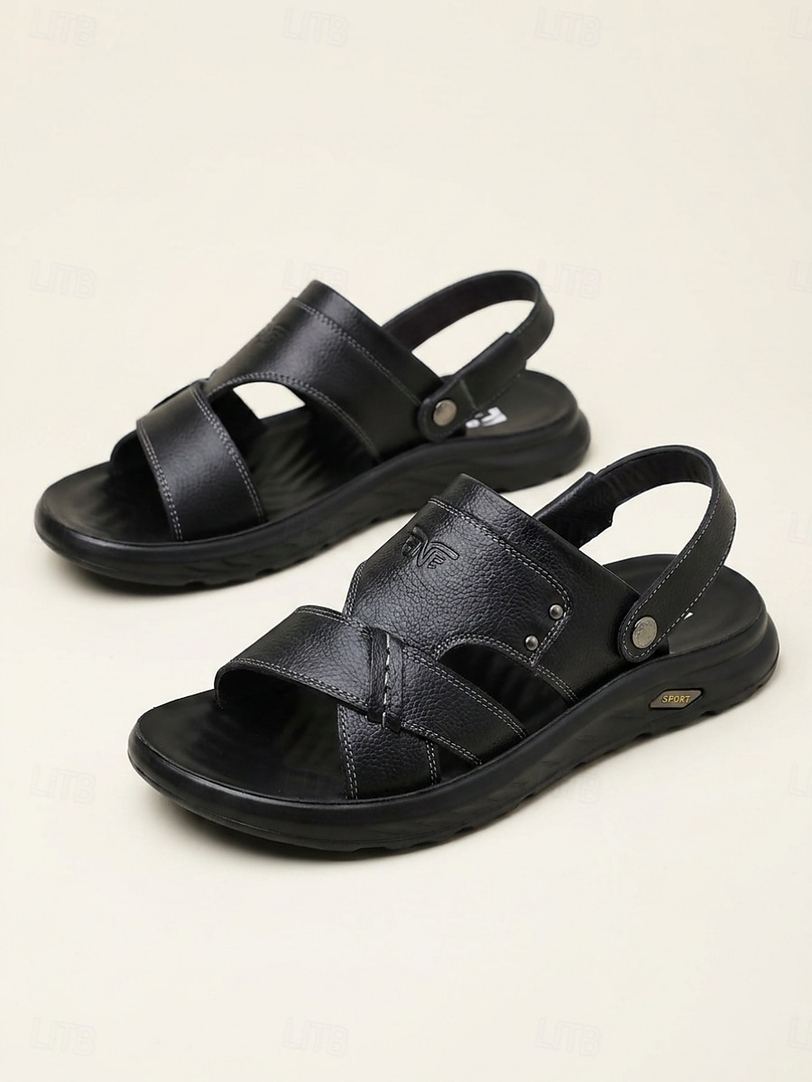 Men's Beach Vacation Open Toe Sandals, Adjustable Strap Casual Summer Shoes, Comfortable Non-Slip Sandals for Resort, Seaside Walking 2026 - $34.99 –P4
