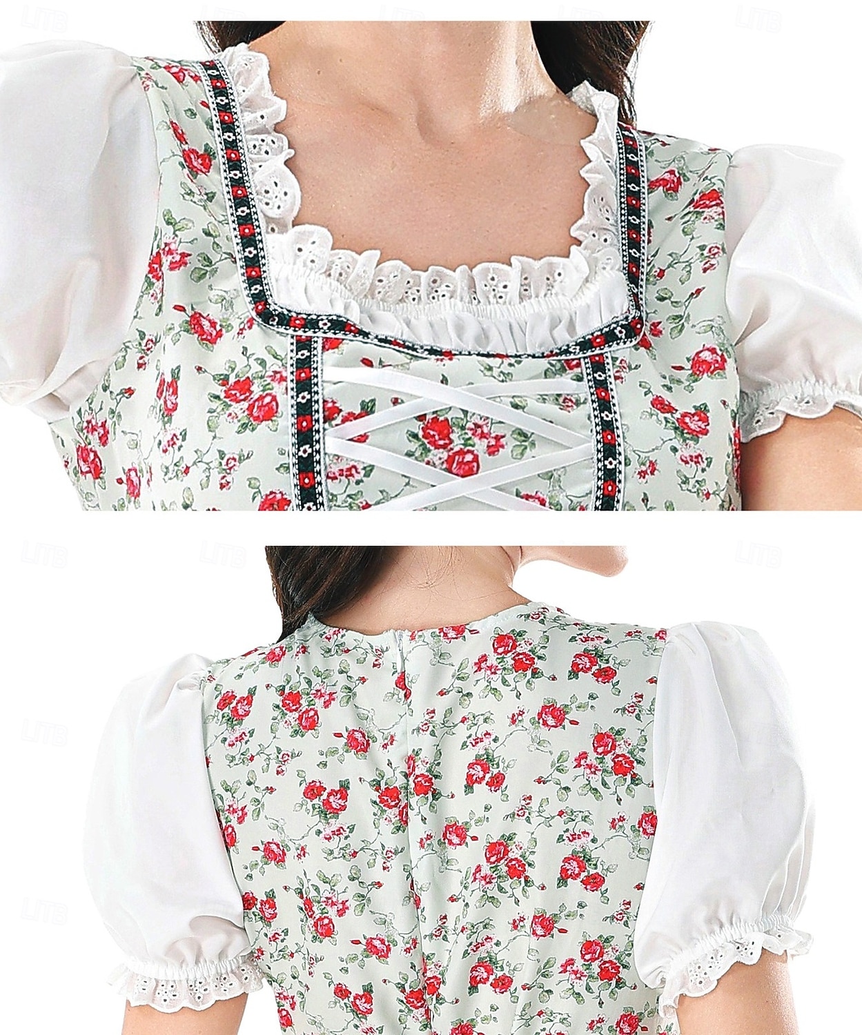 Oktoberfest Dirndl Dress Dirndl Set Mini Length Maid Bavarian German Munich Wiesn Women's Carnival Beer Festival Traditional Style Cloth 2026 - $69.99 –P3