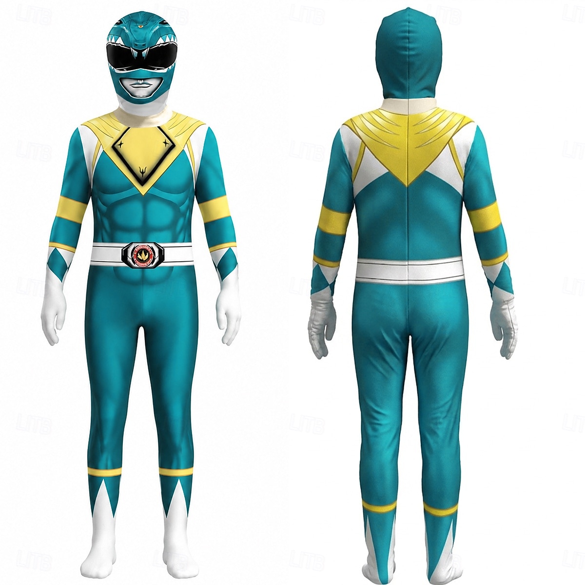 Mächtige Helden Tommy Oliver Cosplay Kostüm Overall Cosplay for Herren Damen Jungen Kinder Erwachsene Karneval Maskerade Veranstaltung / Fest Maskerade 2026 - $30.99 –P4