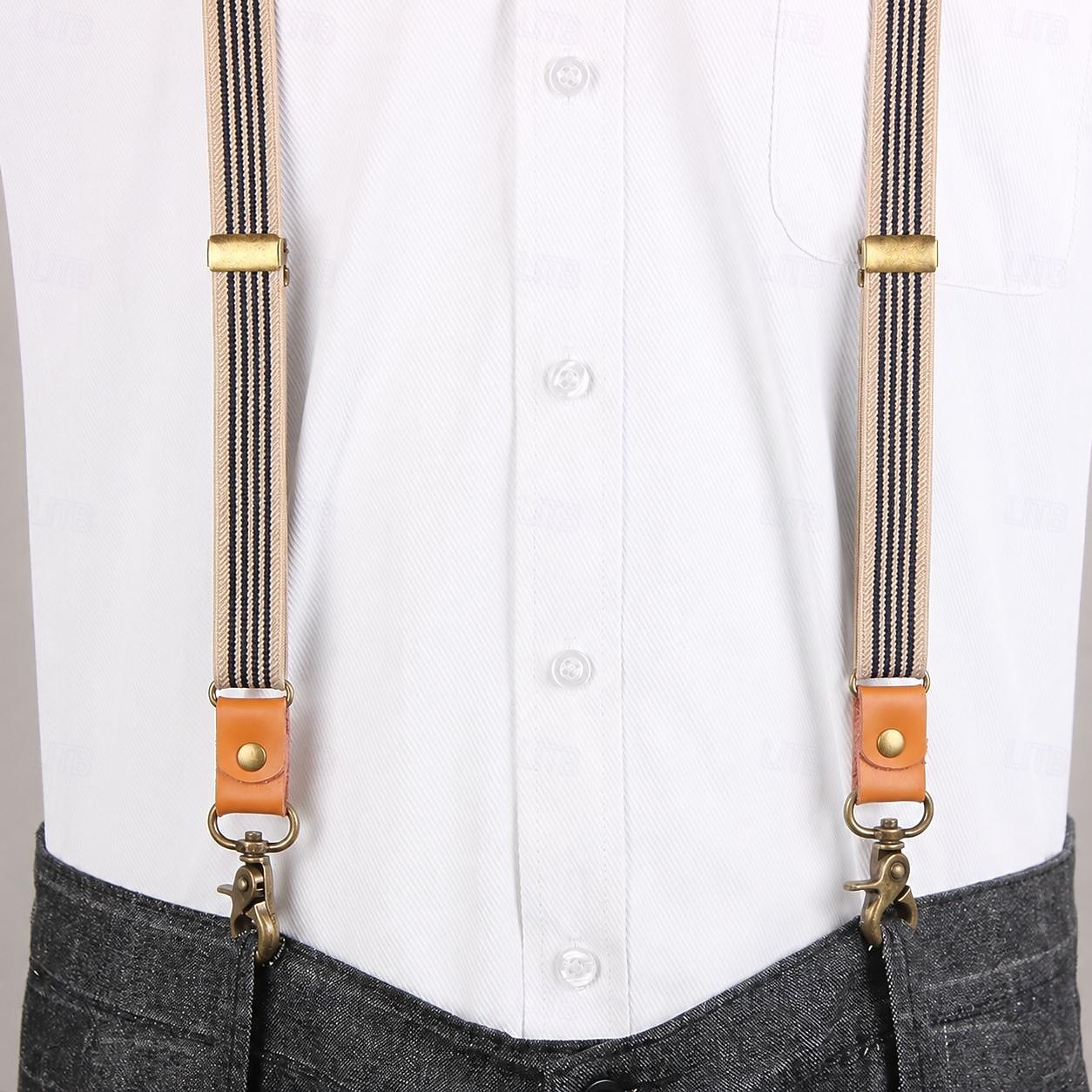 Rugido 20s 1920s Retro Antiguo Tirantes El gran Gatsby Gángster Disfraz Hombre Mascarada Fiesta / Noche Despedida de Soltera Adultos Más Accesorios Tirantes 2026 - $18.99 –P7