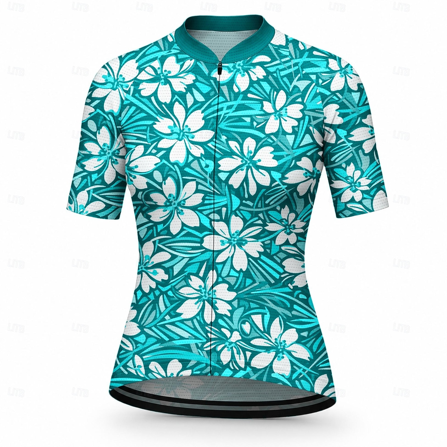 Mulheres Camisa para Ciclismo Floral Manga Curta Moto Camisa / Roupas Para Esporte Blusas com 3 bolsos traseiros Filtro Solar Resistente a UV Secagem Rápida Tiras Refletoras Esportes Azul Céu Roxo de 2026 por $28.99 –P8