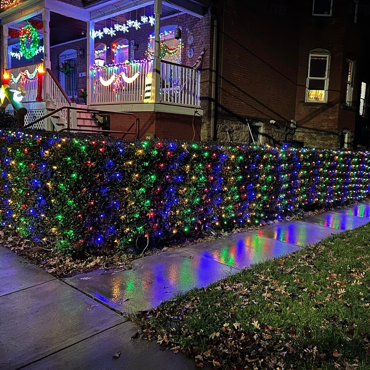 Guirlande lumineuse LED en filet, décoration extérieure en filet, guirlande lumineuse multicolore LED étanche pour buissons, arbustes, haies, arbres et pelouse de 2026 ? $25.99 –P2