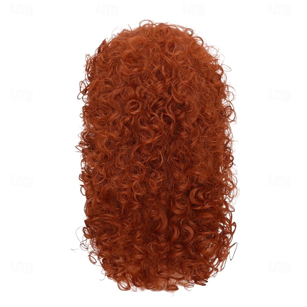 lunga parrucca riccia arancione zenzero per donna, parrucca soffice da principessa per cosplay, ideale per Halloween e feste in costume anime. del 2026 a $27.99 –P4
