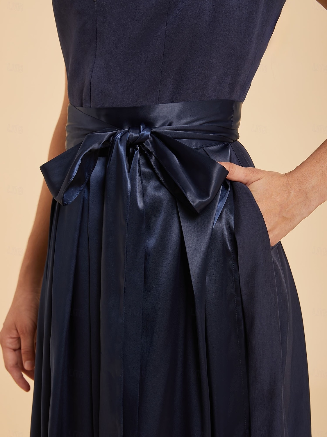 Oktoberfest Dirndl-jurk Midi-lengte Schort met satijnlook Met zakken Balconette-halslijn hulp in de huishouding Bavarian Duits Alpine Weiden Dames Carnaval Bierfestival Doek in traditionele stijl 2026 - $97.99 –P6