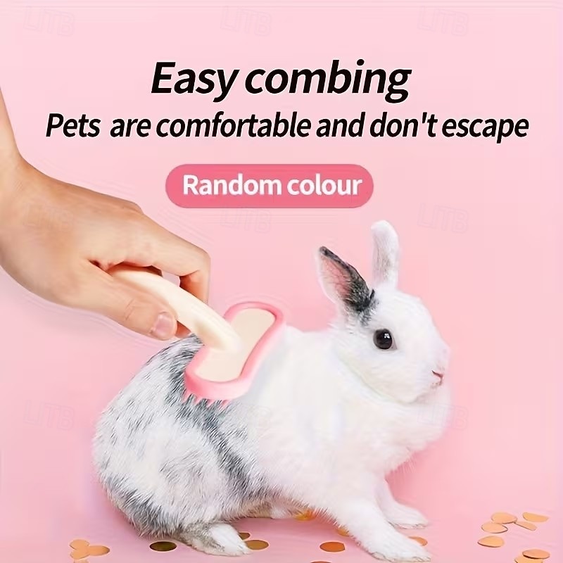 3pcs Rabbit Comb Silicone Small Pet Comb Cat Hair Comb Brush, Guinea Pig Hair Cleaning Beauty Care Tool Beauty Trimmer Pet Bath Comb 2026 - $18.99 –P2