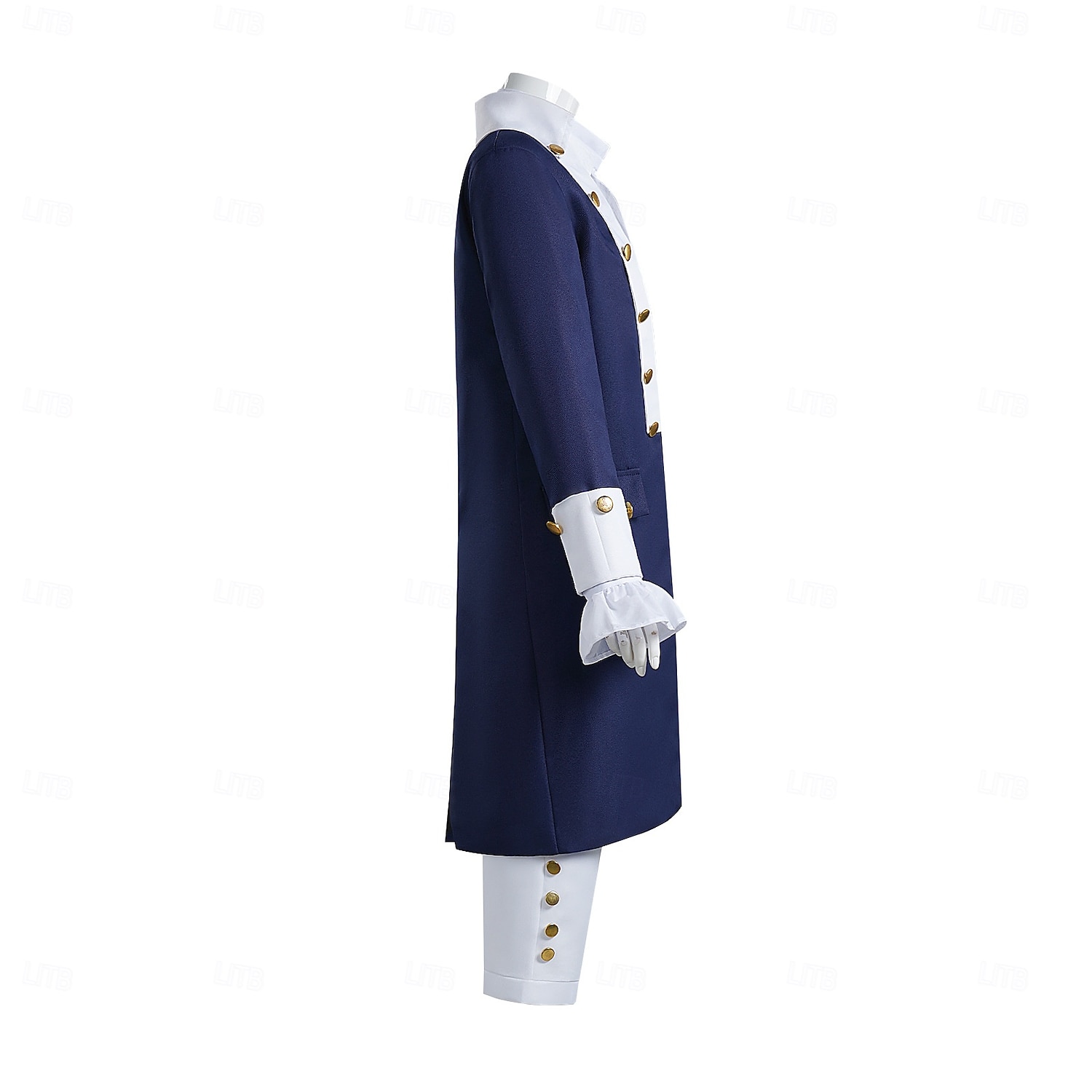 Set Retro Vintage 18th Century Coat Pants Vest Long Sleeves George Washington Alexander Hamilton Fancy Dress Men's Halloween Carnival Performance Adults' Coat Vest Shirt 2026 - $123.99 –P3