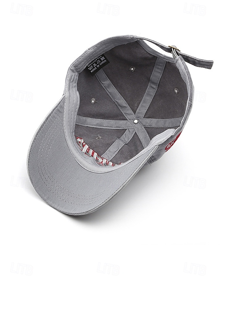 Men's Washed Cotton Baseball Cap, Adjustable Summer Hat, Lightweight Casual Travel Outdoor Hat, Vintage Urban Style, Multi-Color Cotton Cap for Summer Wear 2026 - $14.99 –P9