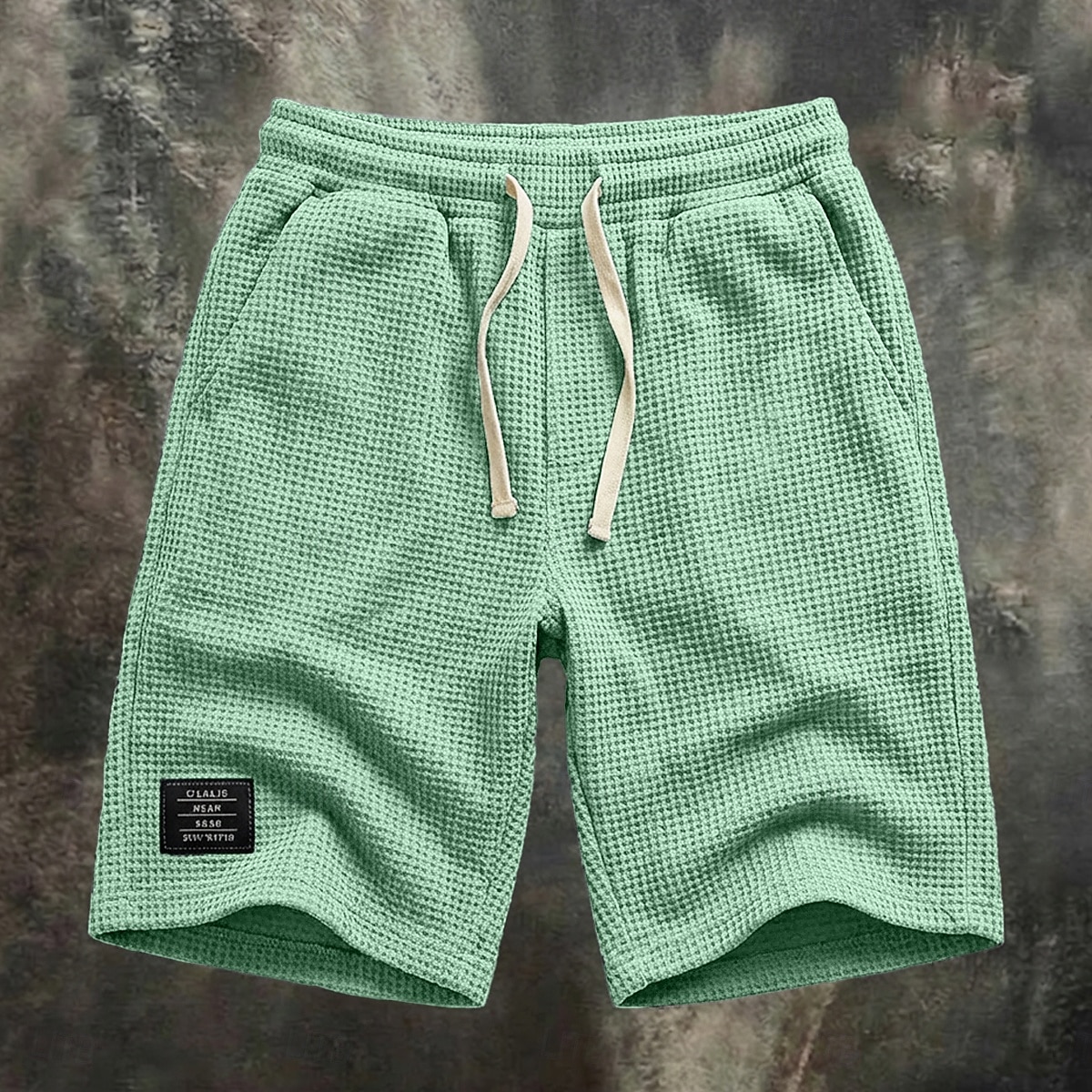 Per uomo Pantaloncini Waffle Pantaloncini Estivi Shorts da Spiaggia Pantaloncini casual Coulisse Elastico in vita Puro Tinta unica Tinta unita Comodità Lunghezza al ginocchio Casuale Quotidiano del 2026 a $22.99 –P7