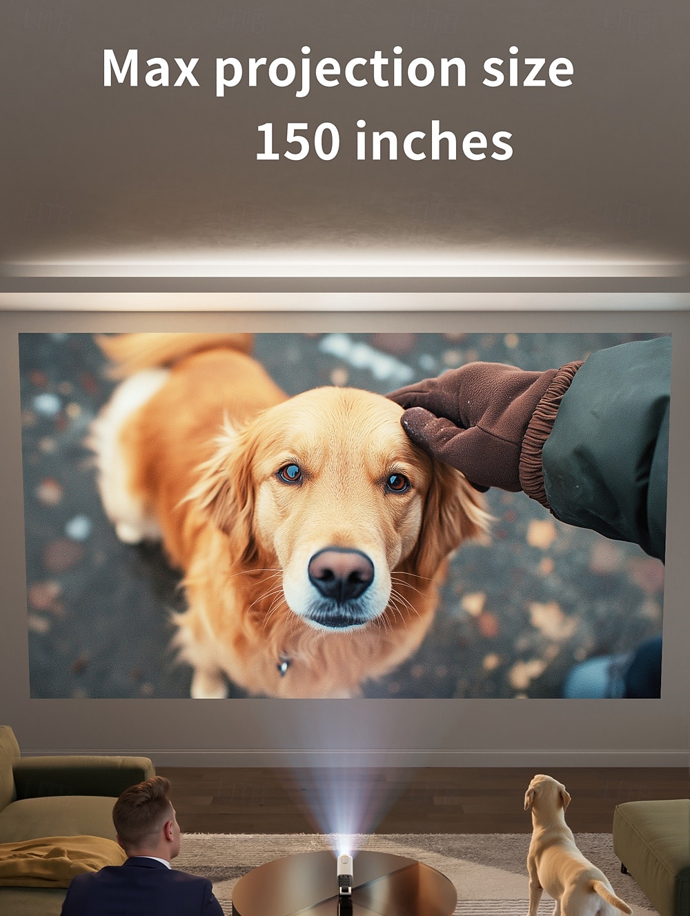 Portable Projector, Stylish Design HD Movie Projector with Foldable Stand, Mini Home Theater Projector Support 1080P, Video Projector for iPhone/Android/Laptop/TV Stick, Indoor Outdoor Use 2026 - $119.99 –P11
