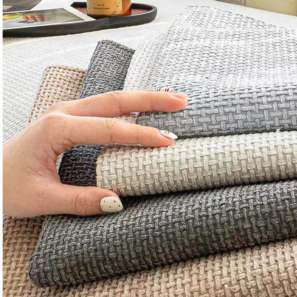 Solid Woven Chenille Sofa Cushion Pad, Anti-Slip Jacquard Couch Mat for All Seasons, Washable Sectional Furniture Protector 2026 - $13.49 –P5
