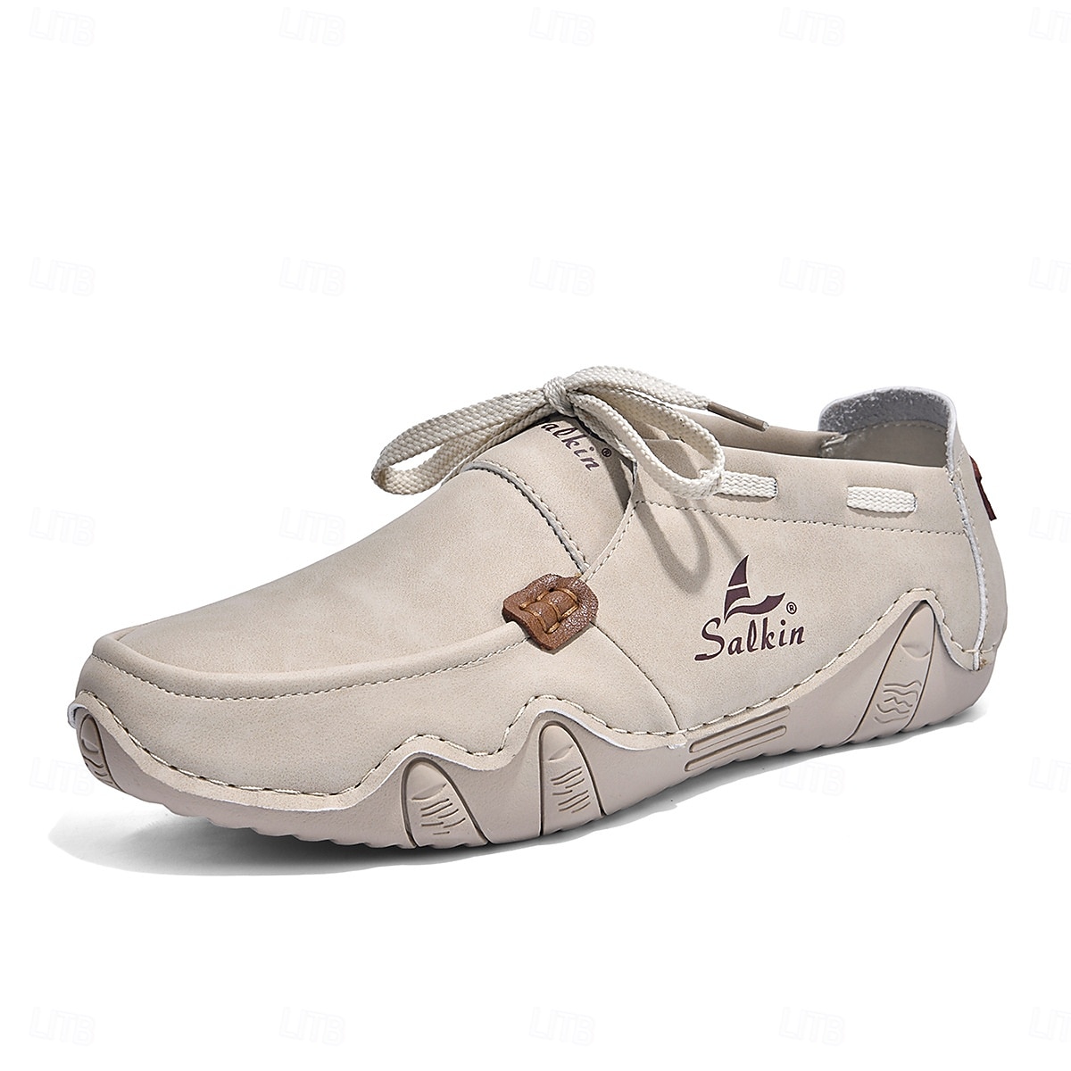 Men's Mint Green Casual Loafers, Lace-Up Comfort Walking Shoes, Lightweight Soft Sole Shoes for Travel, Daily Wear, Outdoor Activities 2026 - $42.99 –P7