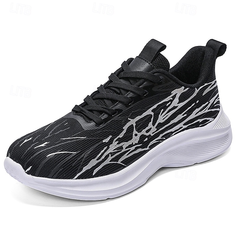 Pantofi sport de alergare albi-albaștri pentru bărbați, pantofi sport cu șireturi, pantofi sport ușori, cu pernă, pentru sală, antrenament, exterior 2026 - $34.99 –P3