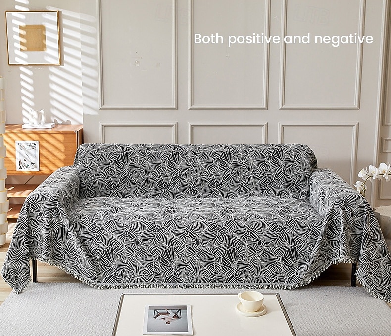 Sofa Cover Blanket One Piece Couch Cover Anti Cat Scratch Herringbone Sofa Slipcover Full Coverage Furniture Protector Washable Sofa Throw for Living Room 2026 - $7.99 –P9