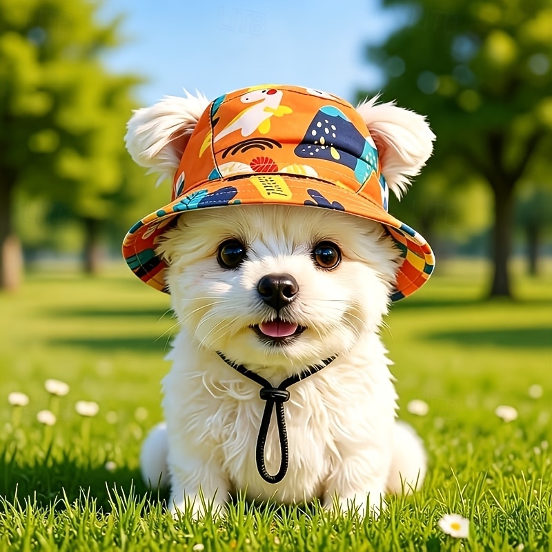Chapeau d'été pour chien, chapeau de soleil respirant à oreilles ouvertes pour animaux de compagnie, utilisable en toutes saisons, deux styles et trois tailles, spécialement conçu pour les chiens et de 2026 ? $8.79 –P8
