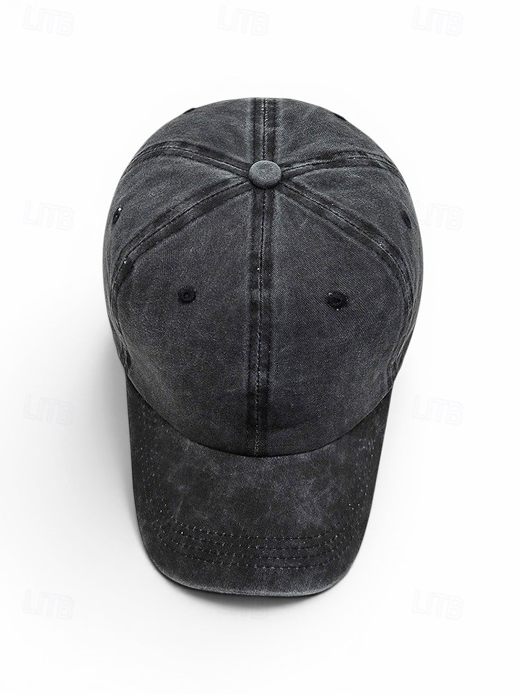 Dames baseballpet van gewassen katoen, verstelbare pet in vintage stijl, verkrijgbaar in verschillende kleuren, ademende zomerpet voor op reis, buitenactiviteiten, het strand en dagelijks gebruik. 2026 - $11.99 –P8