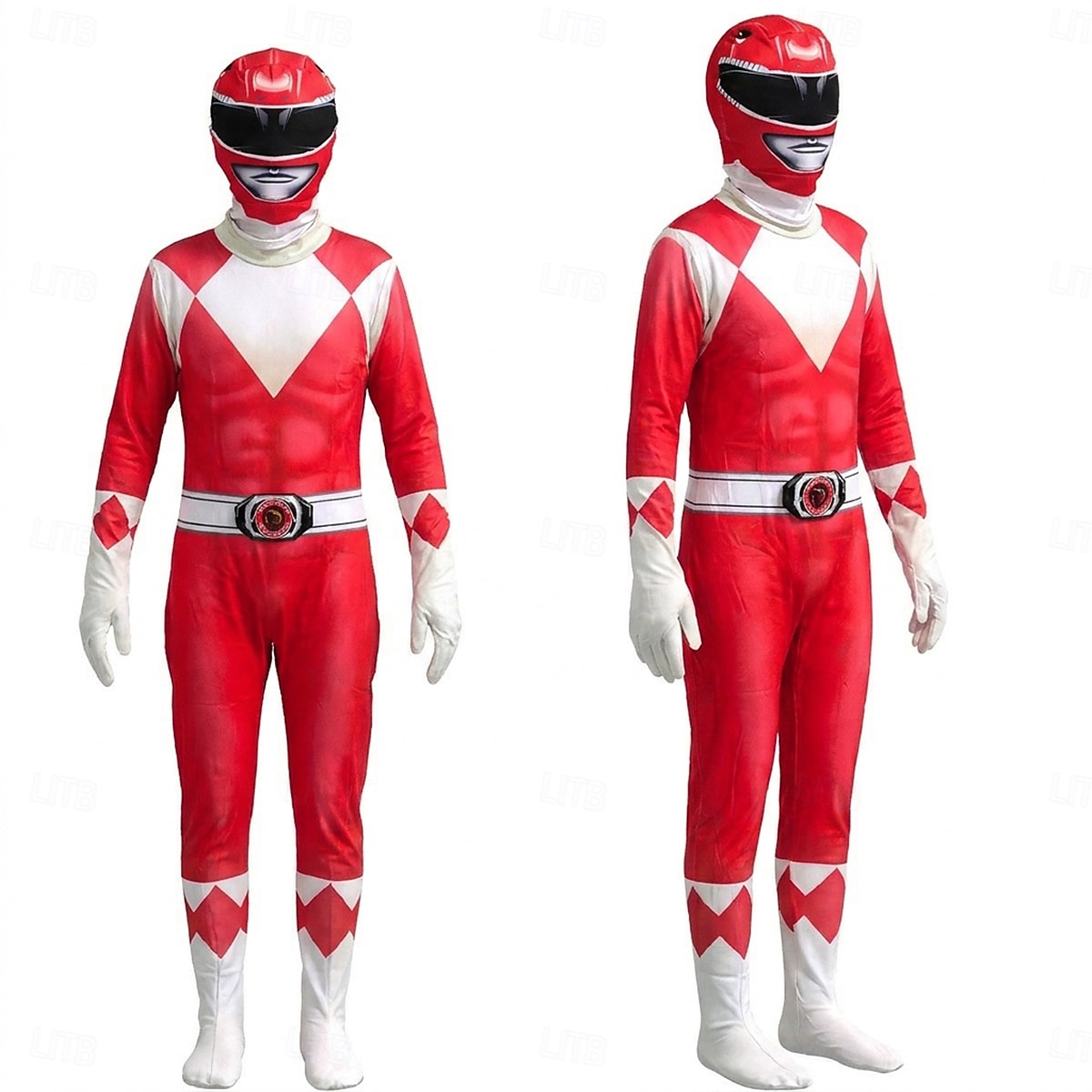 Mächtige Helden Tommy Oliver Cosplay Kostüm Overall Cosplay for Herren Damen Jungen Kinder Erwachsene Karneval Maskerade Veranstaltung / Fest Maskerade 2026 - $30.99 –P6