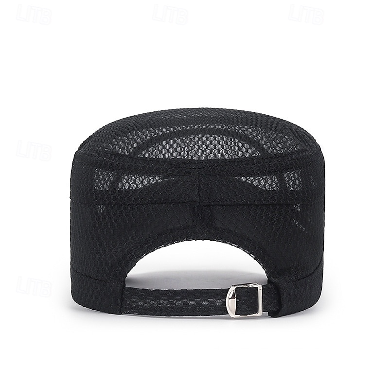 Baseballkappe mit flachem Schirm für Herren, verstellbarer, stylischer Sommerhut mit Sonnenschutz, Freizeitaccessoire für Outdoor-Sportarten wie Angeln und mehr, Accessoires für Erwachsene 2026 - $9.99 –P5