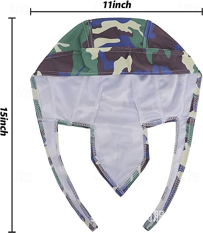 1 st elastisk cykelkeps med kamouflagemönster, kylande huvudduk, snabbtorkande piratbandana för utomhusbruk, fitness, löpning, gym, helårsmössa 2026 - $9.99 –P2