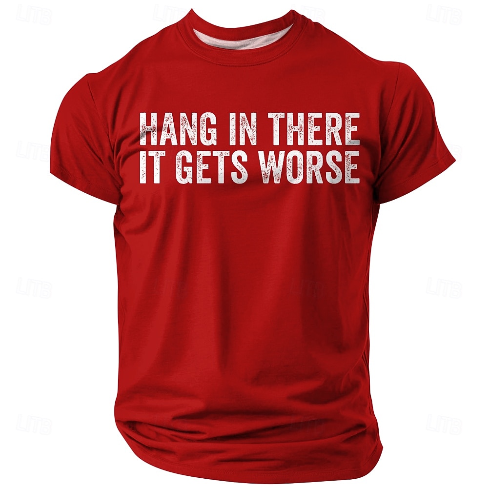 Camiseta de manga corta con cuello redondo, estilo casual, para uso diario, con estampado gráfico y mensaje sarcástico de humor negro. Tallas: S, M, L, XL, XXL y XXXL. 2026 - $19.99 –P4
