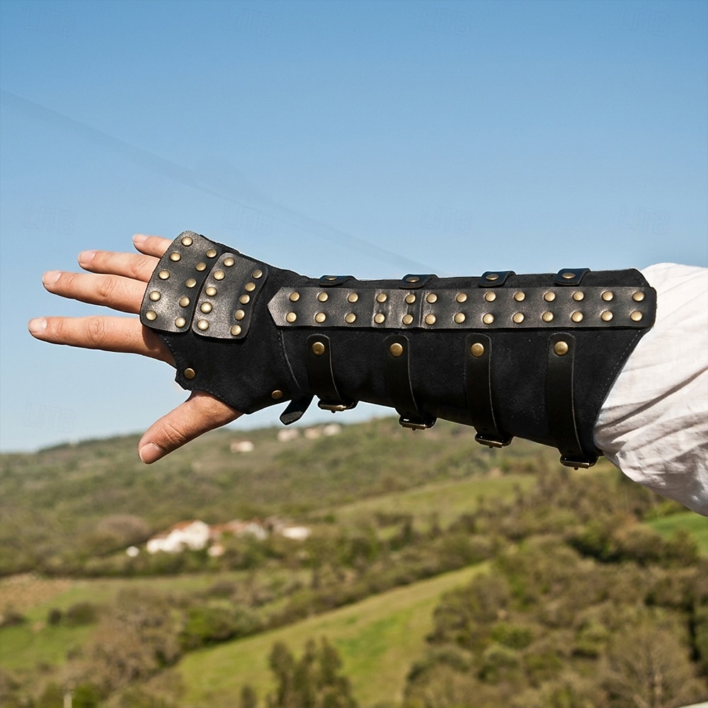 Medievale Rinascimento Steampunk Costume Cosplay Armatura Mascherata Guerriero Vichingo Crociato Cavaliere Celtico Ranger Tiro con l'arco Costume Per uomo Per donna Vichingo Halloween Mascherata del 2026 a $38.99 –P1