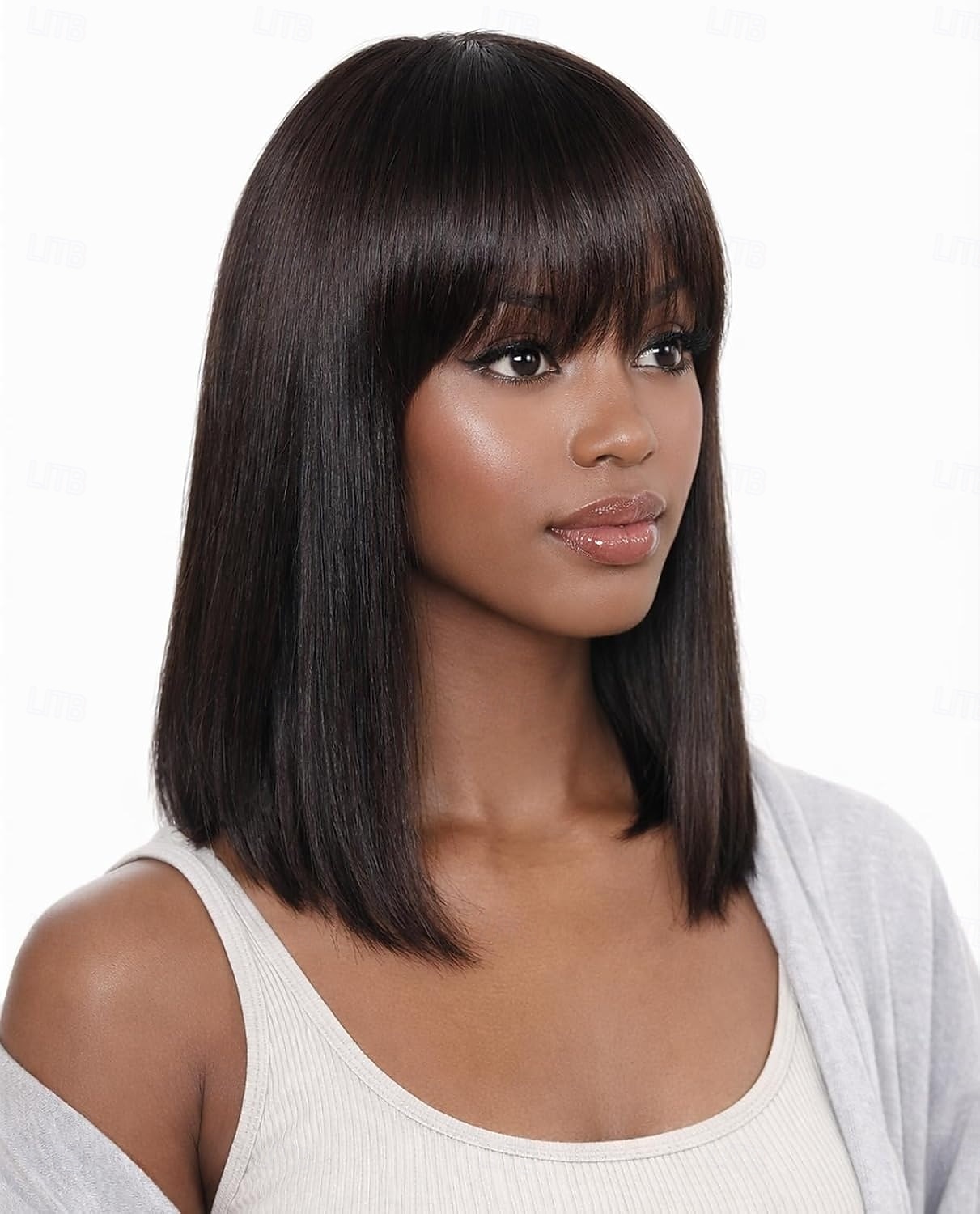 Machine-made BOBO Human Hair Wig Straight Human Hair 150% Density For Black Women 2026 - $131.99 –P3