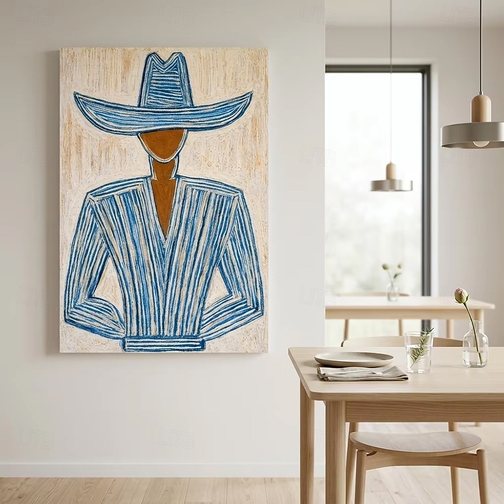 Mintura Handpainted Figures Oil Painting On Canvas Wall Art Modern Decoration Abstract Picture For Home Hotel Decor Rolled Frameless Unstretched Painting 2026 - $77.99 –P1