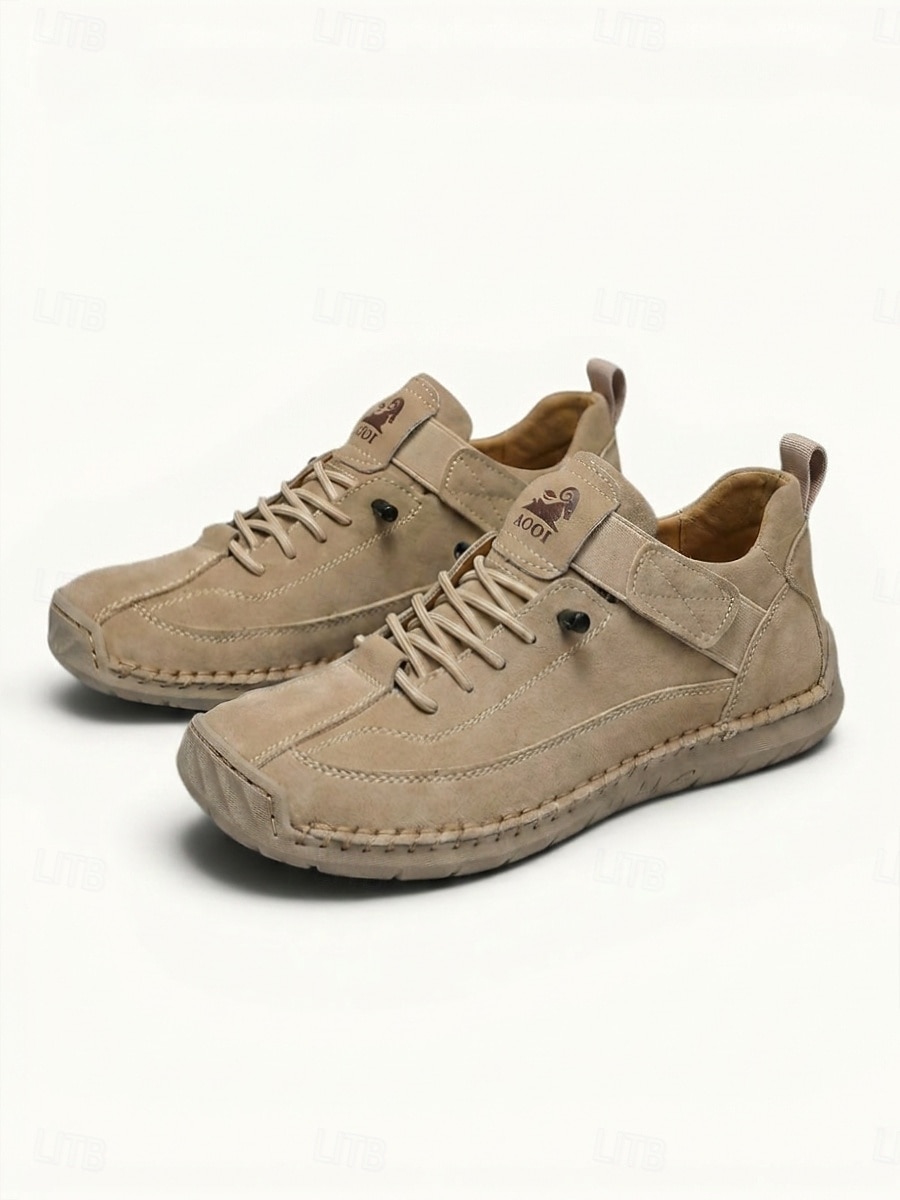 Women's Khaki Wide Width Comfort Walking Shoes – Extra Wide Toe Box Casual Sneakers with Soft Leather Upper & Flexible Non-Slip Sole for Travel, Outdoor and Everyday Wear 2026 - $46.99 –P1